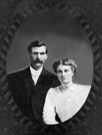 renewed black and white photo after restoration